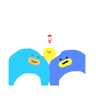 ぺんとぎんとブロイラー親子（個別スタンプ：17）