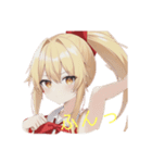 ちょいクールな金髪女子（個別スタンプ：4）