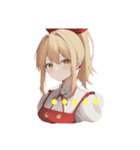 ちょいクールな金髪女子（個別スタンプ：6）