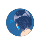 俯きかげんな女の子（個別スタンプ：4）