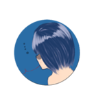 俯きかげんな女の子（個別スタンプ：5）