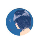 俯きかげんな女の子（個別スタンプ：6）