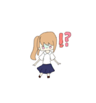 素直になれない女の子（個別スタンプ：3）