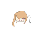 素直になれない女の子（個別スタンプ：4）