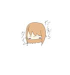 素直になれない女の子（個別スタンプ：9）