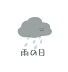 かわいい天気予報（個別スタンプ：4）