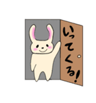 のほほんべにほっぺうさぎ（個別スタンプ：5）
