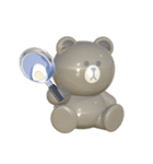 GLOOSY BEAR BROWN（個別スタンプ：8）