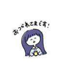 曖昧ぴーぷる あいさつ編（個別スタンプ：1）