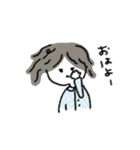曖昧ぴーぷる あいさつ編（個別スタンプ：18）