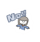 曖昧ぴーぷる あいさつ編（個別スタンプ：22）
