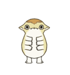 オナカドリのコナカちゃん（個別スタンプ：1）