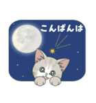 仔猫のぽんにゃん【春＊初夏】飛び出す（個別スタンプ：7）