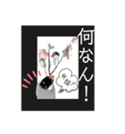 桜文鳥わすけ BLACKわす（個別スタンプ：20）