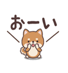 わんこのでか文字あいさつ（個別スタンプ：21）