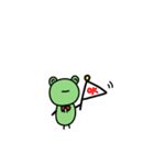 日常 活きカエルくん（個別スタンプ：9）