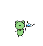 日常 活きカエルくん（個別スタンプ：10）