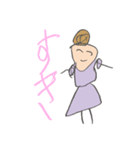 キュートな手書き風スタンプ（個別スタンプ：5）