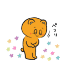 ほっぺ♡くまちゃんの丁寧なあいさつ修正版（個別スタンプ：8）