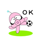 ゆかいな火星人 サッカー編（個別スタンプ：1）