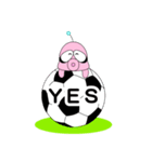 ゆかいな火星人 サッカー編（個別スタンプ：8）