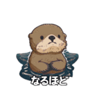 Adorable Sea Otter (JP Ver.)（個別スタンプ：3）