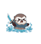 Adorable Sea Otter (JP Ver.)（個別スタンプ：12）