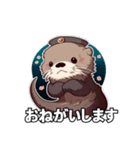 Adorable Sea Otter (JP Ver.)（個別スタンプ：22）