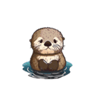 Adorable Sea Otter (JP Ver.)（個別スタンプ：23）