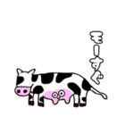 目と口の位置がおかしい仲間たち（個別スタンプ：18）