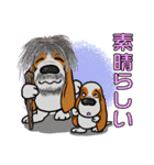 バセットハウンド(犬) 47（個別スタンプ：30）