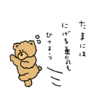 teddy bear masashi（個別スタンプ：39）