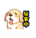 あほかわいい犬（ゴールデンレトリバー）（個別スタンプ：24）