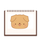 犬の口開けてるスタンプ（個別スタンプ：3）