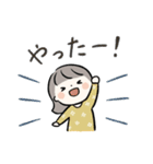 ゆるっと女の子 日常スタンプ（個別スタンプ：18）