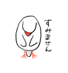 夫婦白文鳥さん（個別スタンプ：2）