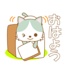 にゃんこ日和(はちわれ)-toYvu-（個別スタンプ：1）