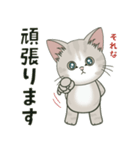 仔猫のぽんにゃん【敬語deあいさつ】（個別スタンプ：23）