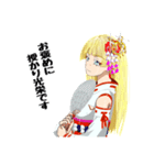 頑張る巫女お姉さんHG9（個別スタンプ：3）