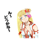 頑張る巫女お姉さんHG9（個別スタンプ：6）