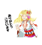 頑張る巫女お姉さんHG9（個別スタンプ：21）