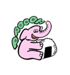 PAOOONとしか言わないゾウ（個別スタンプ：3）