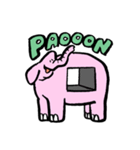 PAOOONとしか言わないゾウ（個別スタンプ：17）