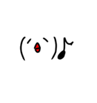 顔文字 手書き 楽しい 可愛い（個別スタンプ：34）