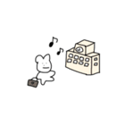 モノクロから脱したくま（個別スタンプ：7）