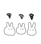 シンプル うさぎ（個別スタンプ：14）