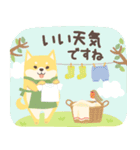 北欧柴犬の日常10 mush（個別スタンプ：36）