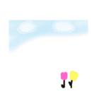 乱暴なすず本 おふろそうじ（個別スタンプ：1）