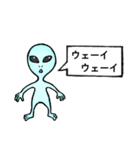 地球人と交信する宇宙人たち（個別スタンプ：2）