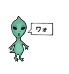 地球人と交信する宇宙人たち（個別スタンプ：36）